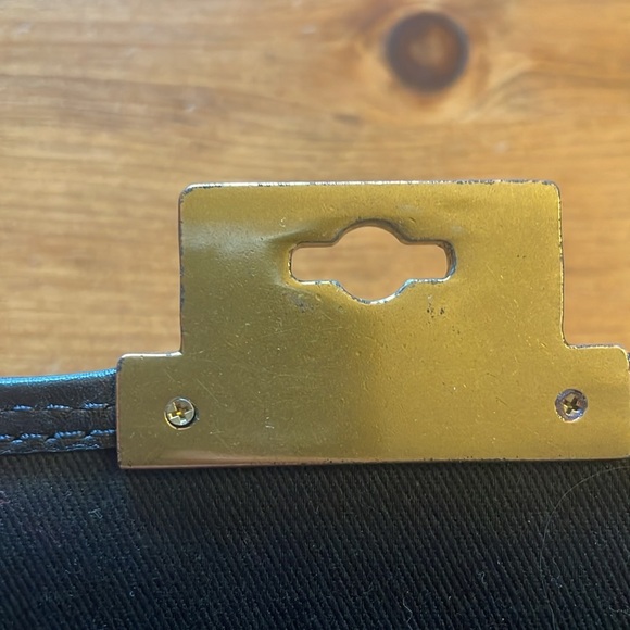 Fossil Leather Cowhide Leopard Print Clutch Wristlet Bag Turn Lock Organizer - Picture 5 of 8